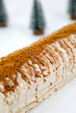 Plant Based Biscoff Yule Log